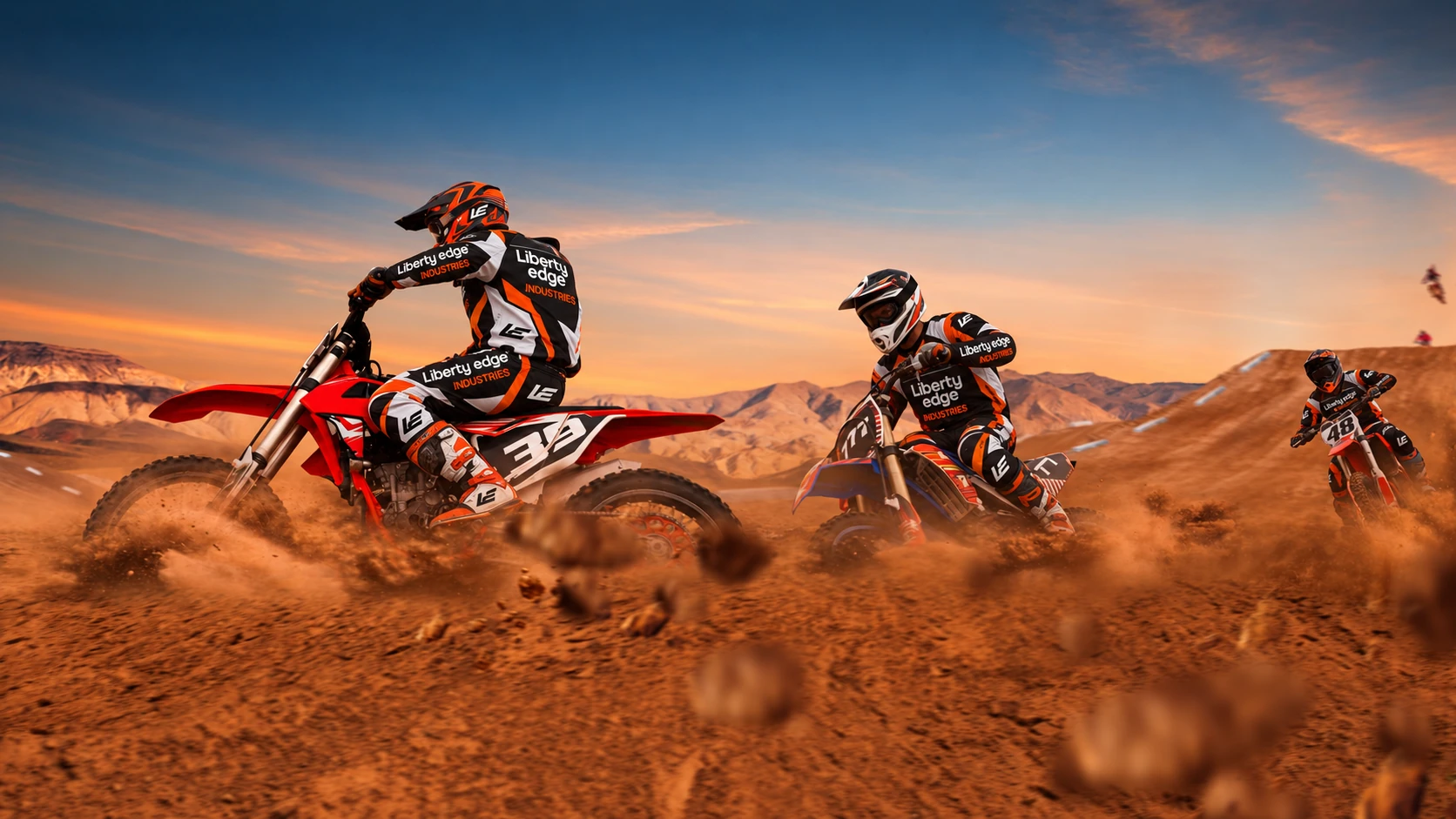 Moto apparel collection by Liberty Edge Industries