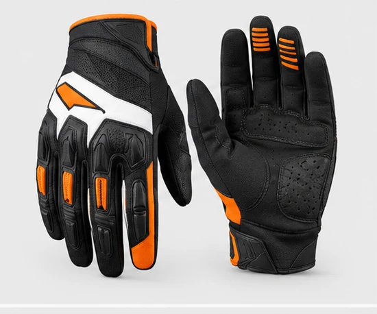 Custom motocross riding gloves apparel concept